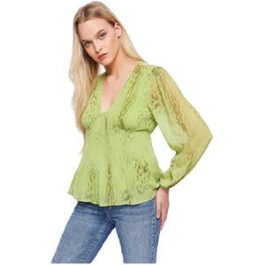 Gaudi Blusa Donna Manica Lunga Art. 311bd45004 P-E 23 Colore E Misura A Scelta DAIQUIRI GREEN PRINT