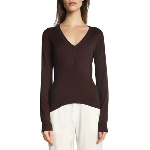 TRUSSARDI Pullover Donna Art 56m00519-0f000538 A-I 222 Colore A Scelta Misura A Scelta CHOCOLATE PLUM