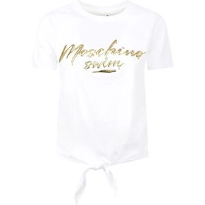 MOSCHINO T-Shirt Donna Art A1910 2125 0001 Colore Bianco Misura A Scelta BIANCO