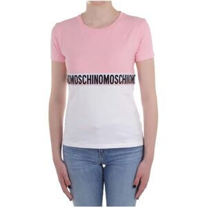 MOSCHINO Maxi T-Shirt Donna Art A1920 9021 1181 Colore Foto Misura A Scelta ROSA