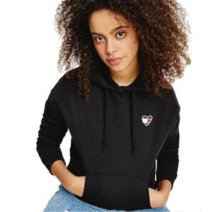 TOMMY HILFIGER Felpa Donna Art Dw0dw10395 Bds Colore Nero Misura A Scelta NERO