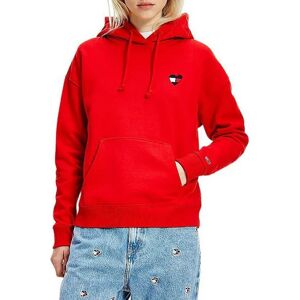 TOMMY HILFIGER Felpa Donna Art Dw0dw10395 Xnl Colore Rosso Misura A Scelta ROSSO