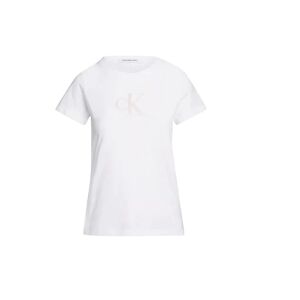 Calvin T-Shirt Donna Art J20j222343 TH OPTIC WHITE LARGE LOGO