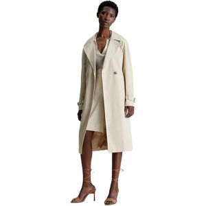 Calvin Trench Donna Art K20k204999 P-E 23 Colore White Clay Misura A Scelta WHITE CLAY