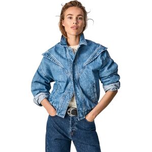 PEPE JEANS Giacca Jeans Donna Art Pl401998 Colore Denim Misura A Scelta DENIM