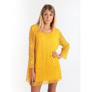 Solada Abito in pizzo Abiti donna Giallo taglia M/L