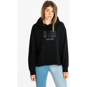 Napapijri B IBARRA Felpa donna con cappuccio Felpe Leggere donna Nero taglia XL