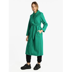Solada Cappotto classico donna con cintura Cappotto Classico donna Verde taglia Unica
