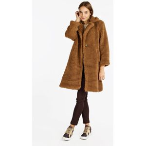 Solada Cappotto teddy donna Giacconi e Giubbotti donna Marrone taglia Unica