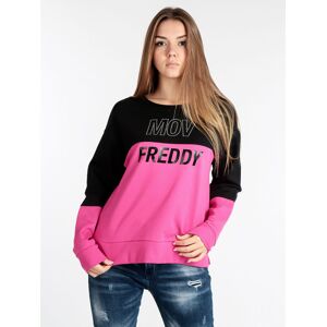 Freddy F2WMVS1 Felpa donna girocollo Felpe Pesanti donna Fucsia taglia L