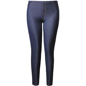 Gladys Jeggings donna conformato Taglie Forti donna Blu taglia XXL