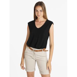 Solada Maglia donna con scollo a V Bluse donna Nero taglia Unica