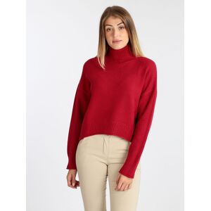 Baci & Abbracci Maglione donna con collo a vulcano Maglioni donna Rosso taglia L