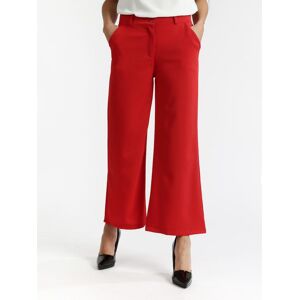 Frenetika Pantaloni culotte cropped Pantaloni Casual donna Rosso taglia L