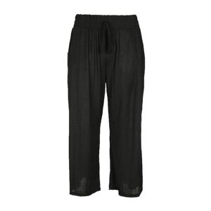 Gladys Pantaloni culotte plissettati Pinocchietti donna Nero taglia S/M