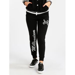 Millennium Pantaloni da donna felpati con scritta Pantaloni Sportivi in Felpa donna Nero taglia XXL