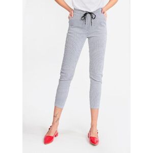 Solada Pantaloni donna a righe sottili Pantaloni Casual donna Blu taglia XXL