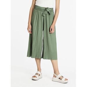 Airisa Pantaloni leggeri donna plissettati Pantaloni Casual donna Verde taglia L/XL