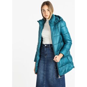 mont rose Piumino donna invernale con cappuccio Giacconi e Giubbotti donna Verde taglia XL