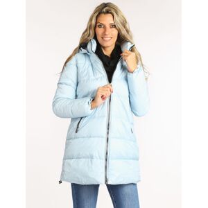 mont rose Piumino lungo donna con cappuccio Giacconi e Giubbotti donna Blu taglia L