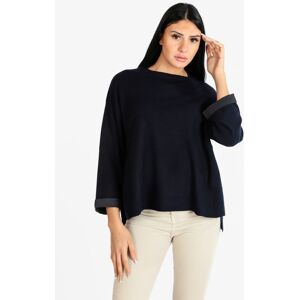 lois & pepe Pullover donna oversize Pullover donna Blu taglia S/M