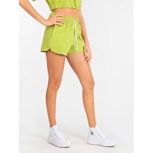 W.Angel Shorts donna in felpa Shorts donna Verde taglia Unica