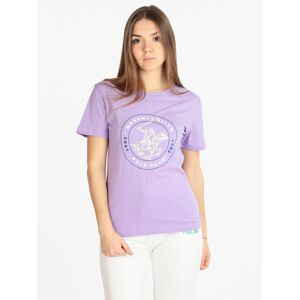Polo Club T-shirt donna con stampa logo T-Shirt Manica Corta donna Viola taglia XL