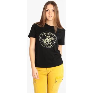 Polo Club T-shirt donna con stampa logo T-Shirt Manica Corta donna Nero taglia M