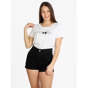 Coveri T-shirt manica corta donna con strass T-Shirt Manica Corta donna Bianco taglia XL