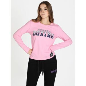 Xtreme Boxing T-shirt manica lunga donna in cotone T-Shirt Manica Lunga donna Rosa taglia L