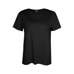 Solada T-shirt tinta unita girocollo T-Shirt Manica Corta donna Nero taglia X/2XL