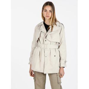 Solada Trench donna con chiusura a doppiopetto e cintura Trench donna Beige taglia XXL