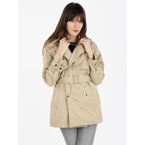 Solada Trench donna con chiusura a doppiopetto e cintura Trench donna Beige taglia XXL