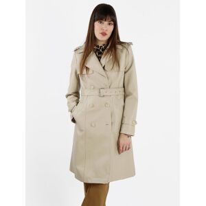 Solada Trench donna doppiopetto in ecopelle Trench donna Beige taglia M