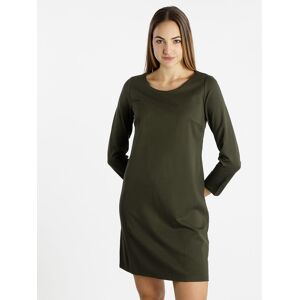 Sweet Vestito da donna a maniche lunghe in tinta unita Abiti donna Verde taglia S