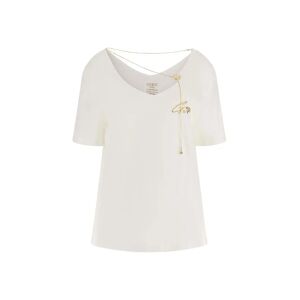 Guess T-shirt Donna Colore Crema CREMA L