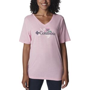 Columbia Bluebird Day Relaxed V - T-shirt - donna Pink S