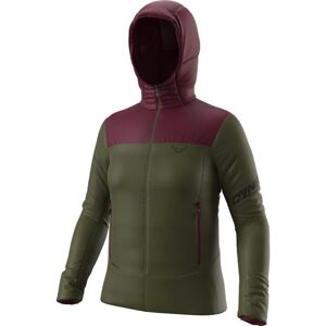 Dynafit Radical Primaloft® Hooded - giacca in Primaloft - donna Dark Green/Bordeaux XS