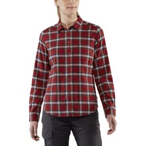 Fjällräven Övik Flannel - camicia maniche lunghe - donna Red XS