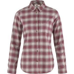 Fjällräven Övik Flannel - camicia maniche lunghe - donna Red/Grey L