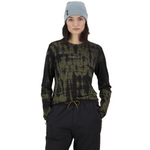 Mons Royale Icon Relaxed LS - maglia manica lunga - donna Dark Green/Black L