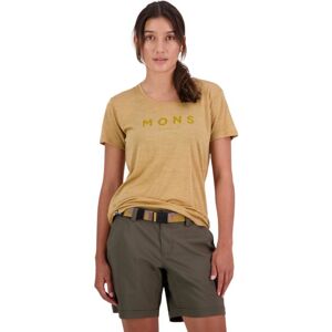 Mons Royale Zephyr Merino Cool - T-shirt - donna Dark Yellow XS