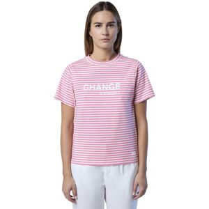 North Sails S/S W/Graphic - t-shirt - donna White/Pink M