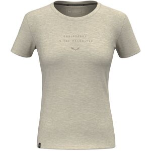 Salewa Eagle Eitd Am W - T-shirt - donna Beige I42 D36