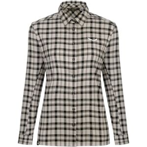 Salewa Fanes Flannel 5PL W L/S – camicia maniche lunghe – donne Beige I46 D40