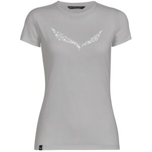 Salewa Solid Dri-Release - T-shirt trekking - donna Light Grey/White I38 D32