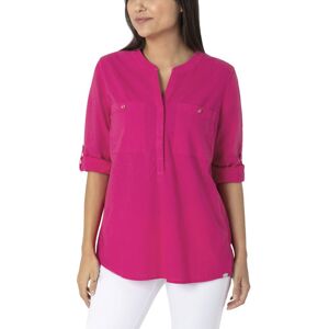 Timezone Henley - camicia a maniche lunghe - donna Pink S