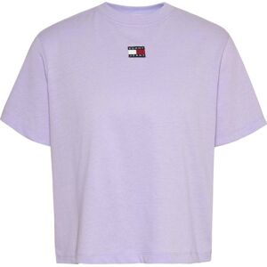 Tommy Jeans Badge W - T-shirt - donna Light Purple XS