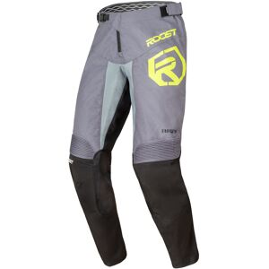 ROOST - Pantaloni X-Topaz Flow Grigio / Giallo Grigio,Giallo 32