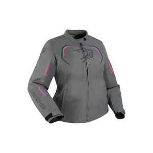 Bering Giacca Moto Donna  Dundy QS Grigio-Fucsia